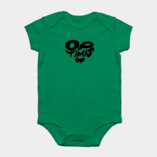 Optimism (black) Baby Bodysuit